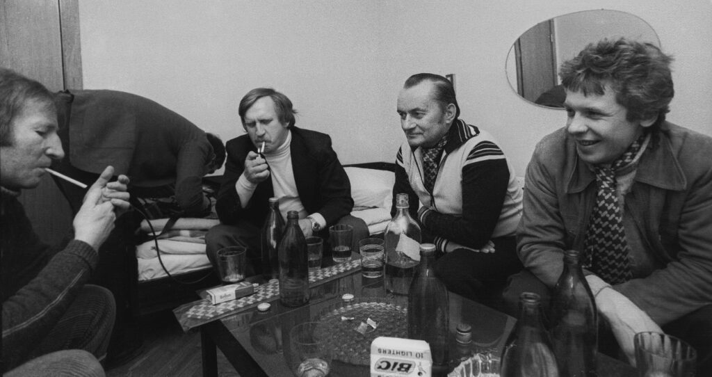 1979 in Moskau: Paul Glaser und KGB-Begleiter. Foto privat